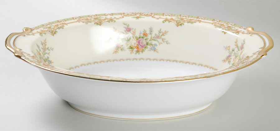 Nanarosa 10" Oval Vegetable Bowl by Noritake-1