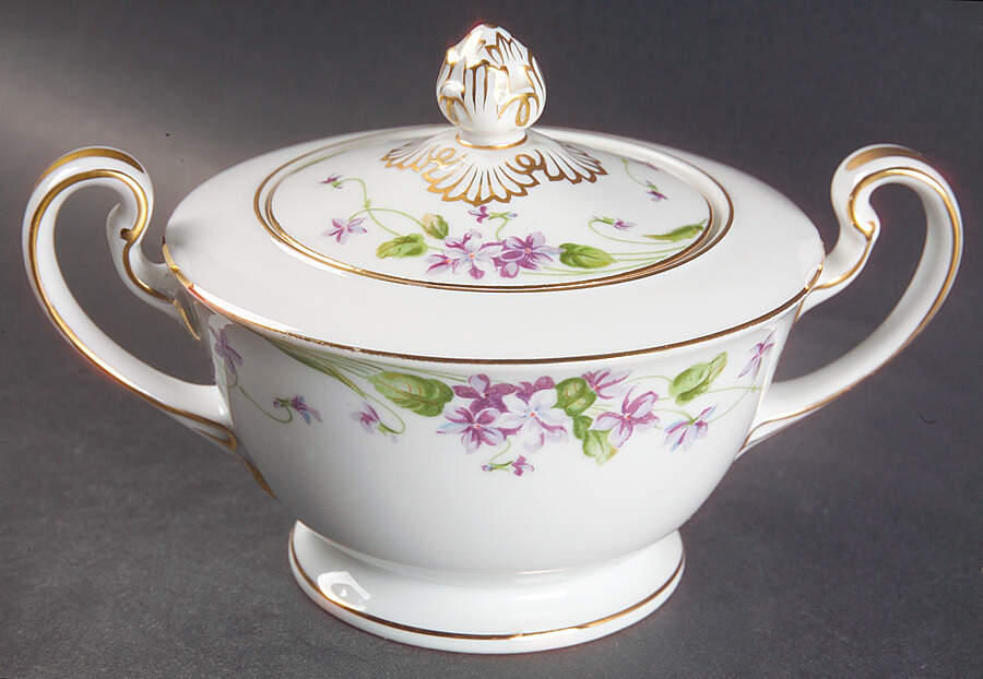 Nancy Sugar Bowl & Lid by Noritake-1