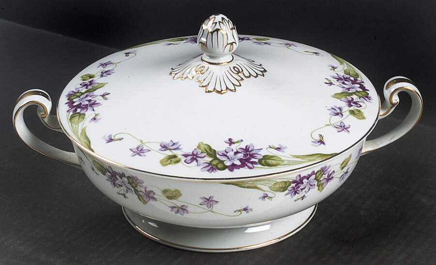 Nancy Round Covered Vegetable by Noritake-1