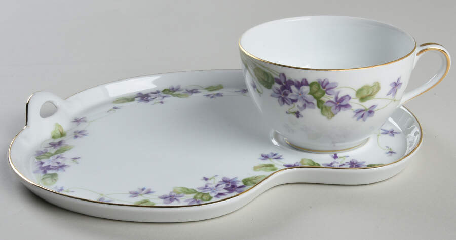 Nancy Snack Plate & Cup Set by Noritake-1