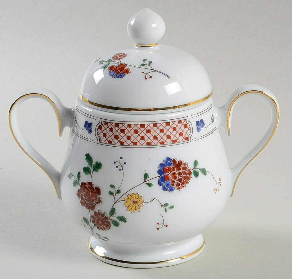 Nanking Sugar Bowl & Lid by Noritake-1
