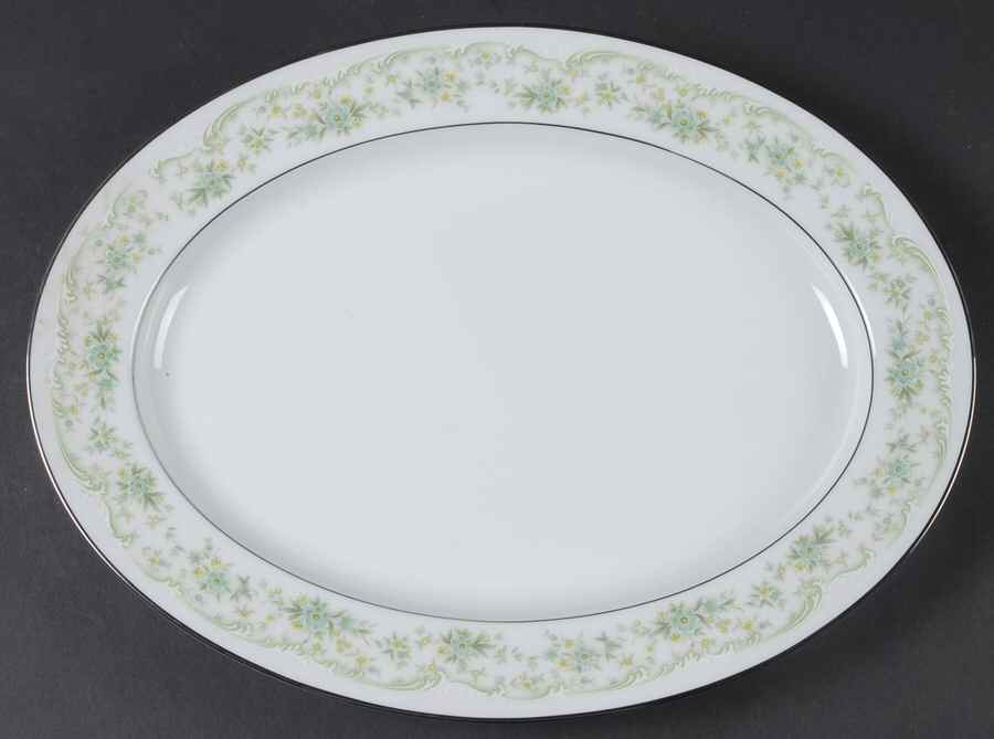 Nantes 13" Oval Serving Platter by Noritake-1