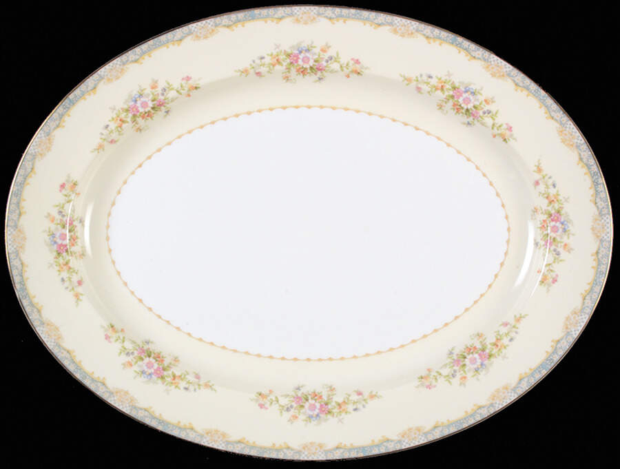 Naomi 18" Oval Serving Platter by Noritake-1