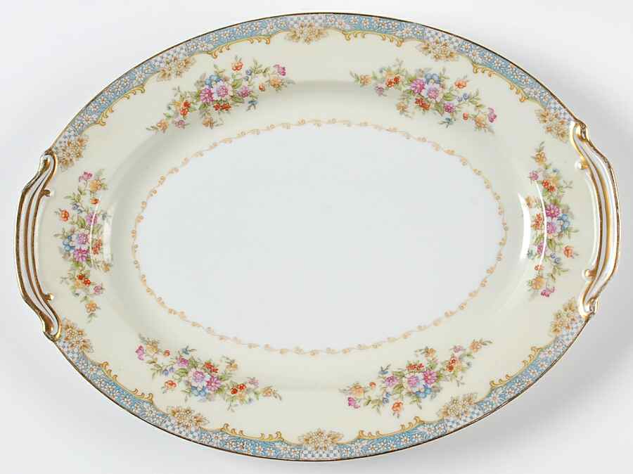 Naomi 11" Oval Serving Platter by Noritake-1