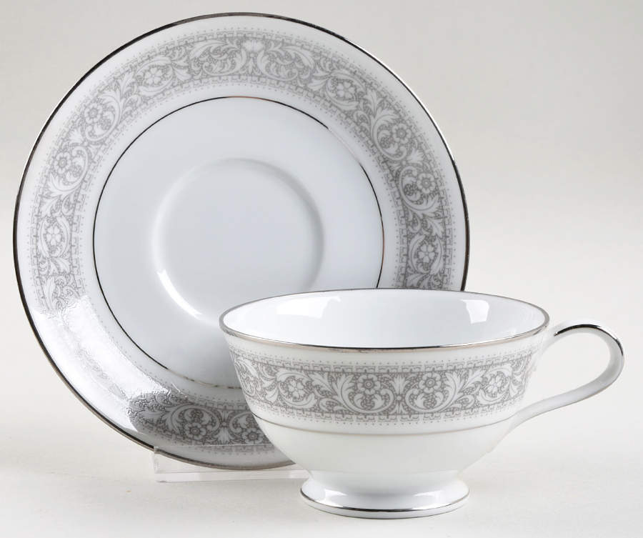 Naples Footed Cup & Saucer Set by Noritake-1