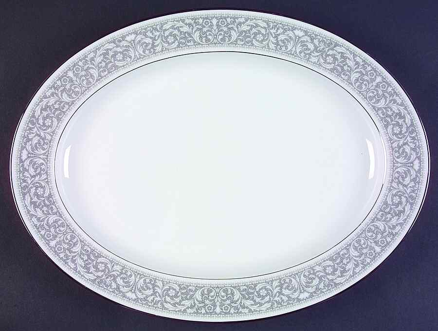 Naples 16" Oval Serving Platter by Noritake-1