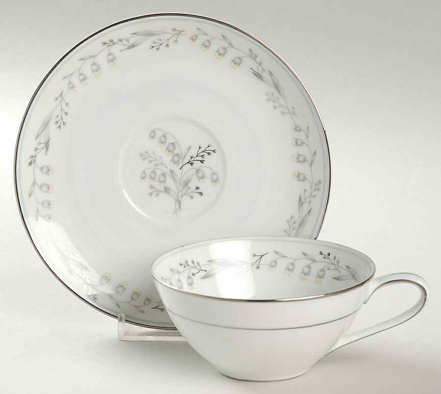 Natalie Flat Cup & Saucer Set by Noritake-1