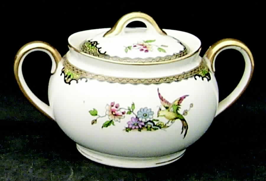 Navarre Sugar Bowl & Lid by Noritake-1