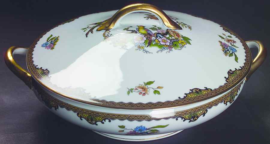 Navarre Round Covered Vegetable by Noritake-1