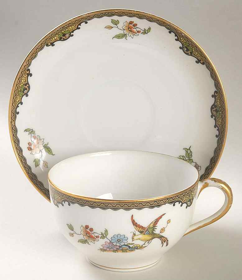 Navarre Oversized Cup & Saucer Set by Noritake-1