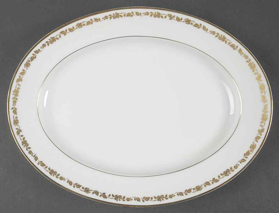 New Charm 11" Oval Serving Platter by Noritake-1