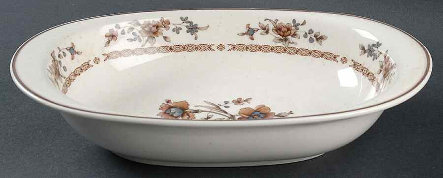 New Castle 10" Oval Vegetable Bowl by Noritake-1