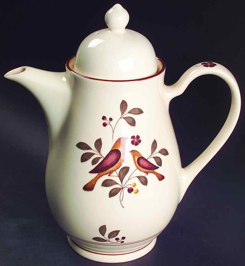 New Hope Tea/Coffee Pot & Lid by Noritake-1