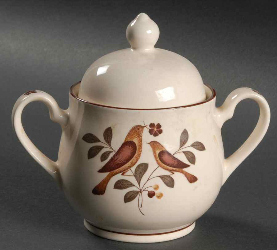 New Hope Sugar Bowl & Lid by Noritake-1
