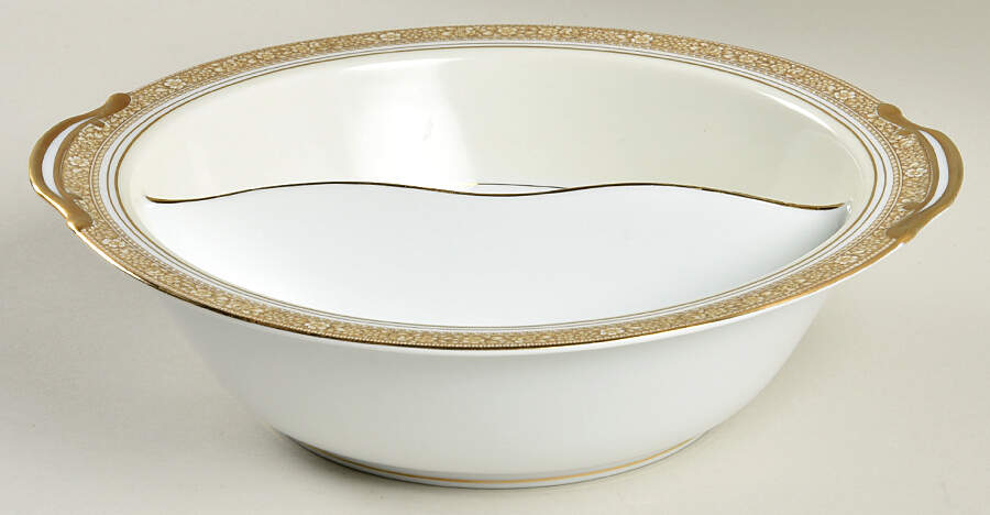Nerrisa Round Divided Vegetable Bowl by Noritake-1