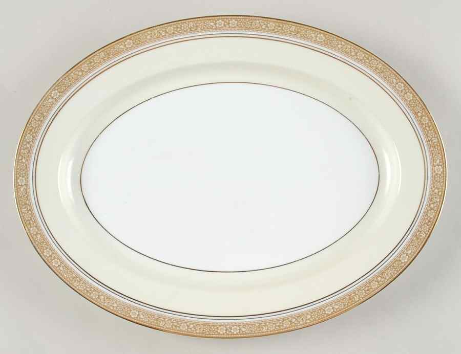 Nerrisa 13" Oval Serving Platter by Noritake-1