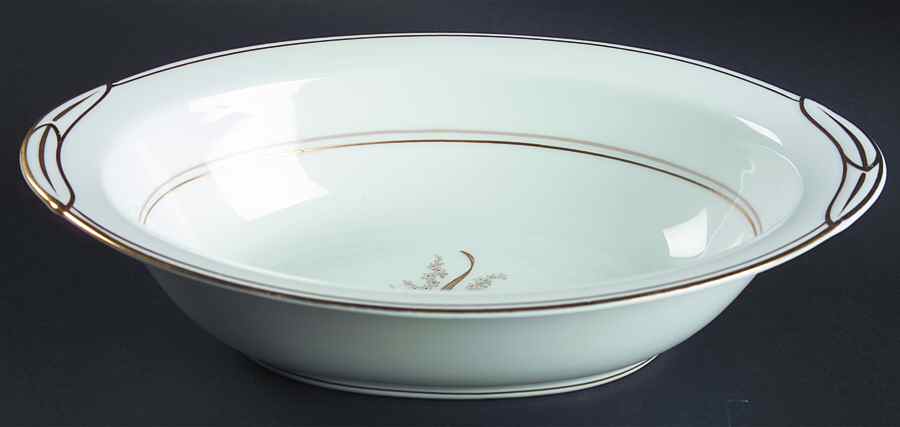 Neville 10" Oval Vegetable Bowl by Noritake-1