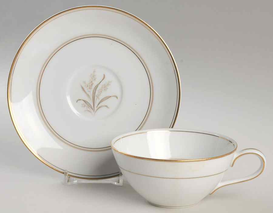 Neville Flat Cup & Saucer Set by Noritake-1