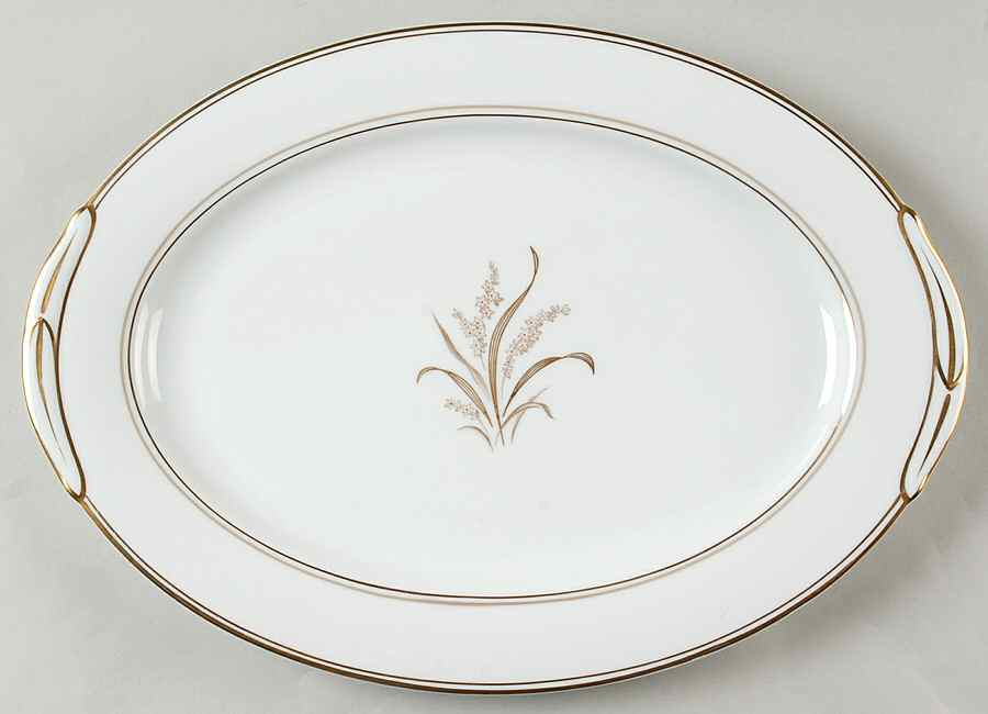 Neville 13" Oval Serving Platter by Noritake-1