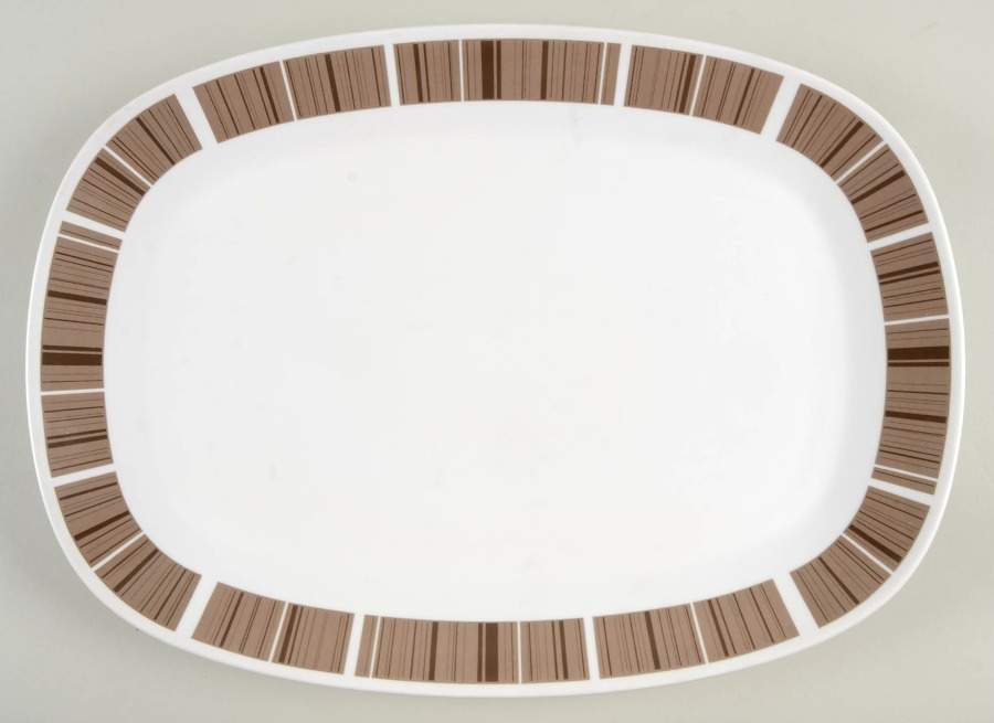 Newel 15" Oval Serving Platter by Noritake-1