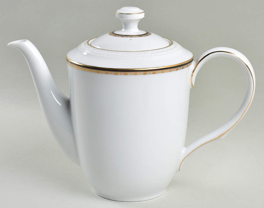 Newburg Tea/Coffee Pot & Lid by Noritake-1