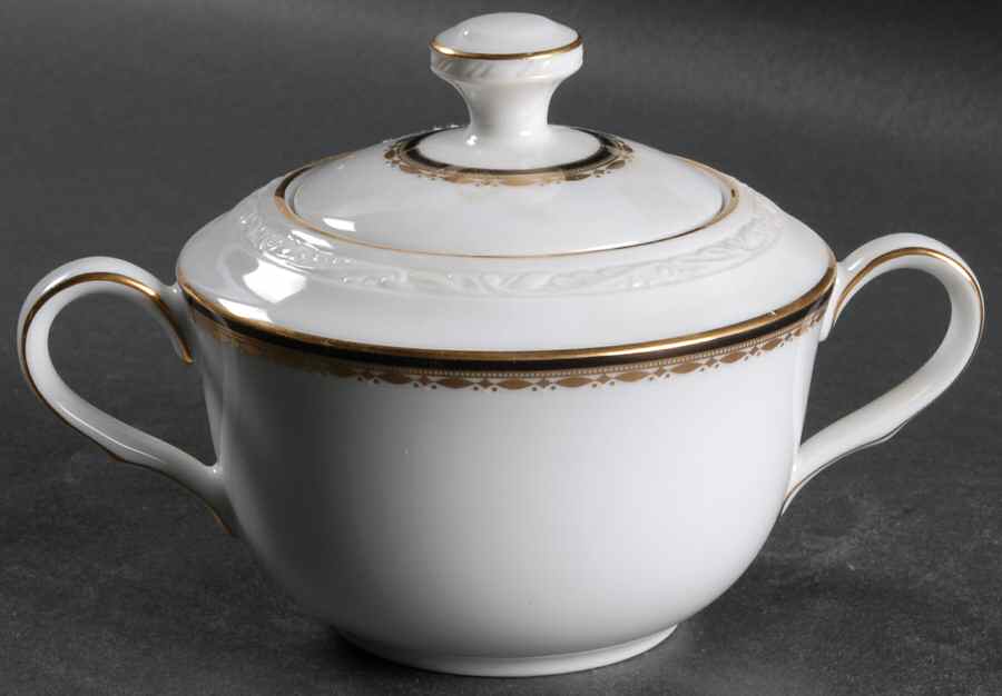 Newburg Sugar Bowl & Lid by Noritake-1