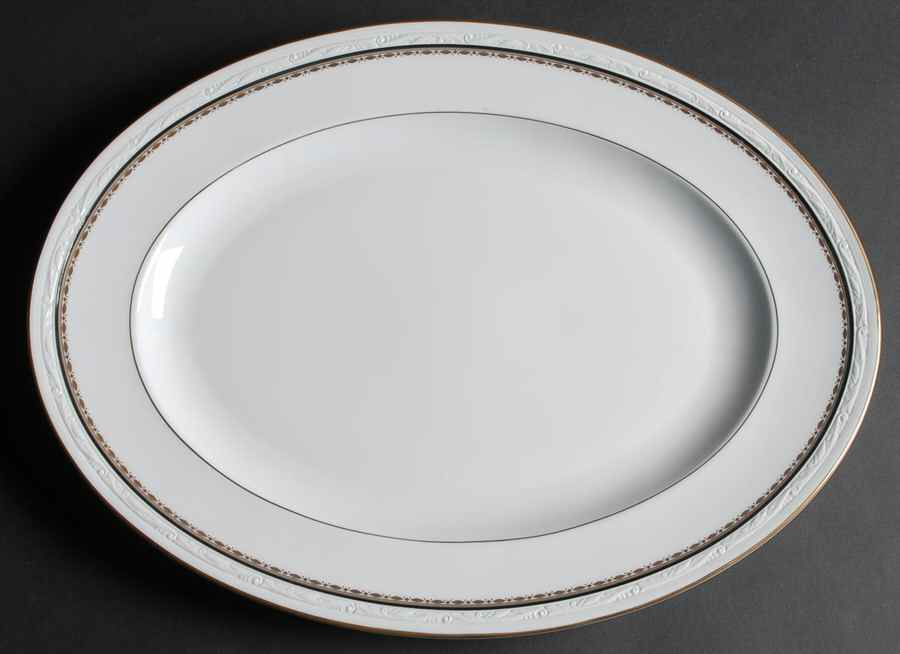 Newburg 16" Oval Serving Platter by Noritake-1