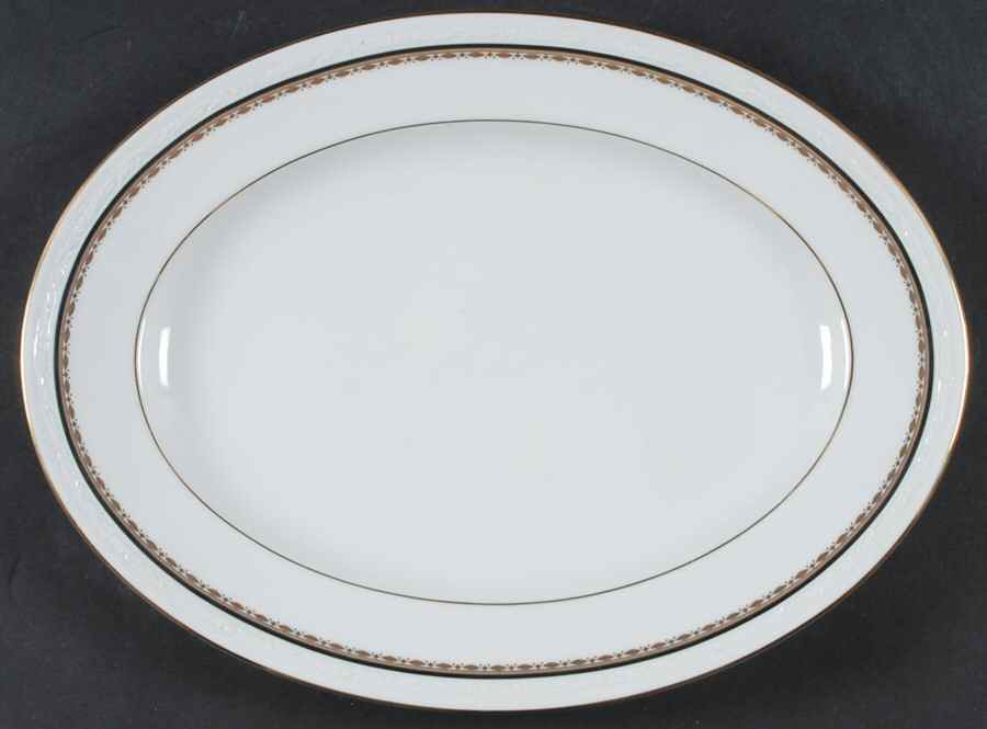 Newburg 13" Oval Serving Platter by Noritake-1