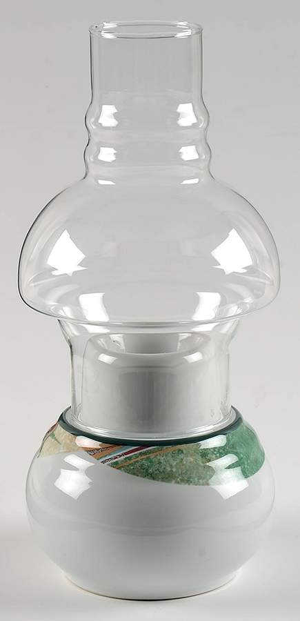 New West Hurricane Lamp & Globe by Noritake-1