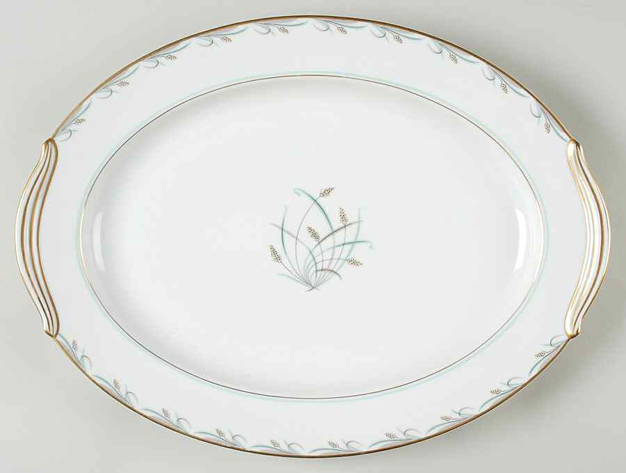 Nicole 16" Oval Serving Platter by Noritake-1
