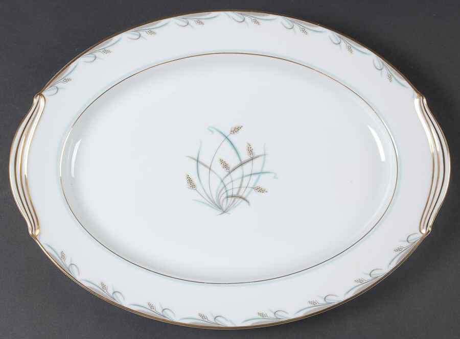 Nicole 13" Oval Serving Platter by Noritake-1