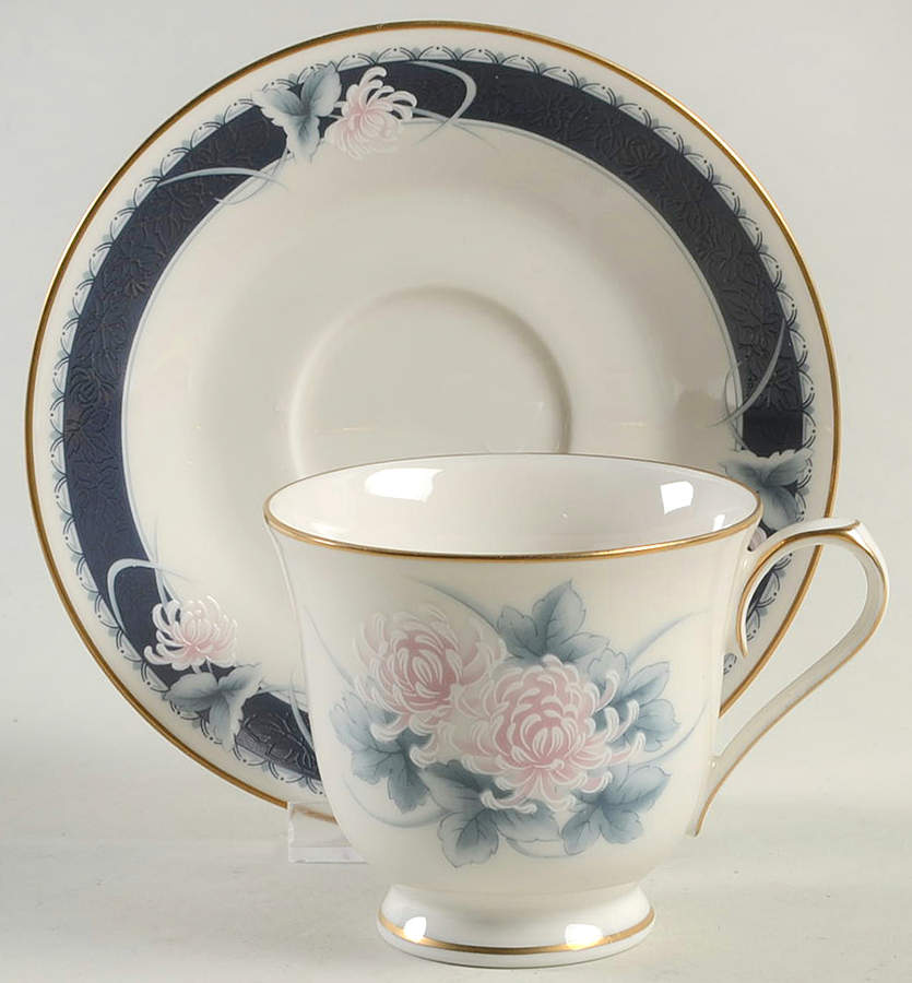 Nightsong Footed Cup & Saucer Set by Noritake-1