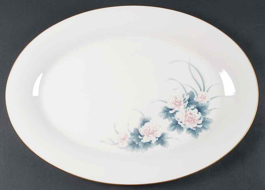 Nightsong 16" Oval Serving Platter by Noritake-1