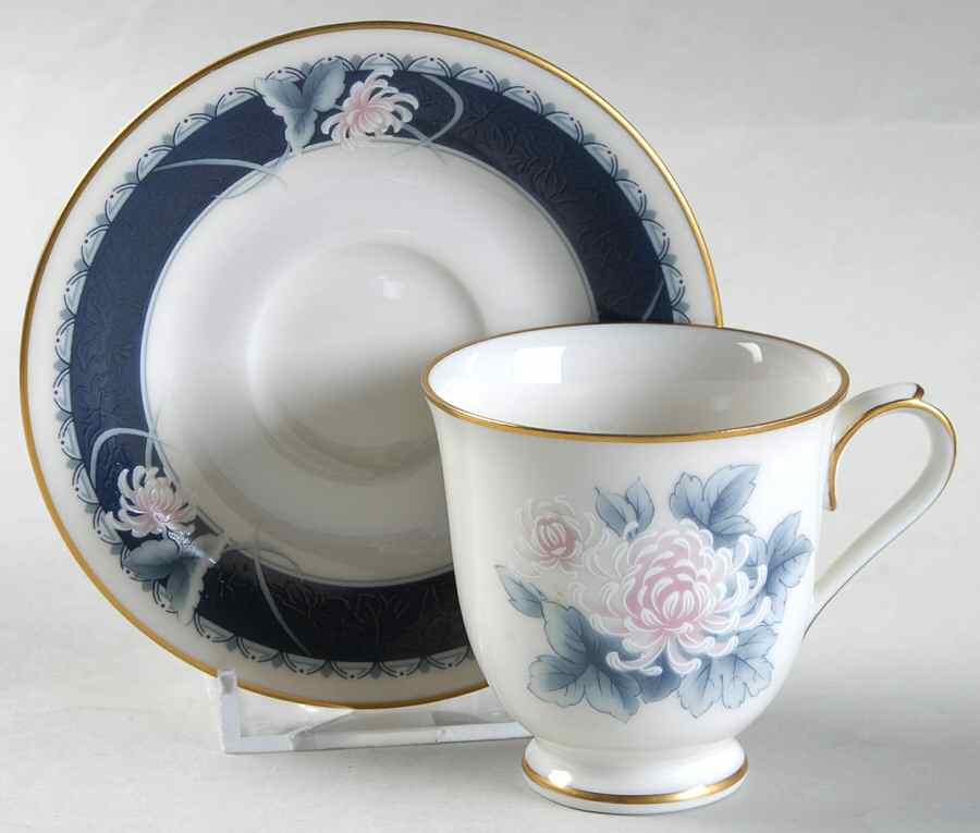 Nightsong Footed Demitasse Cup & Saucer Set by Noritake-1