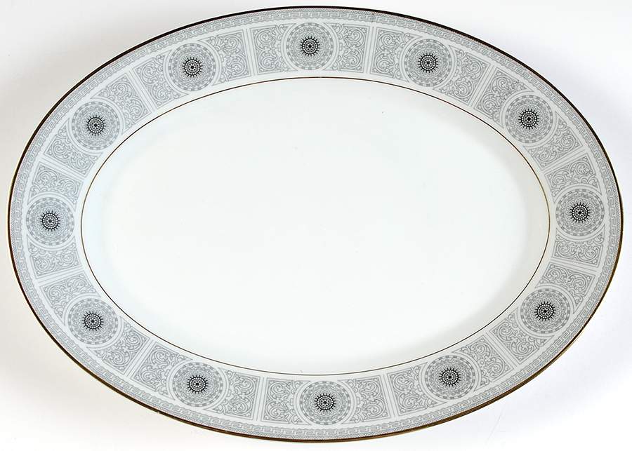 Nile 14" Oval Serving Platter by Noritake-1