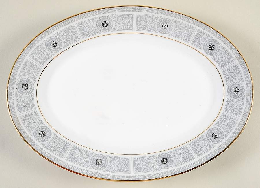 Nile 12" Oval Serving Platter by Noritake-1