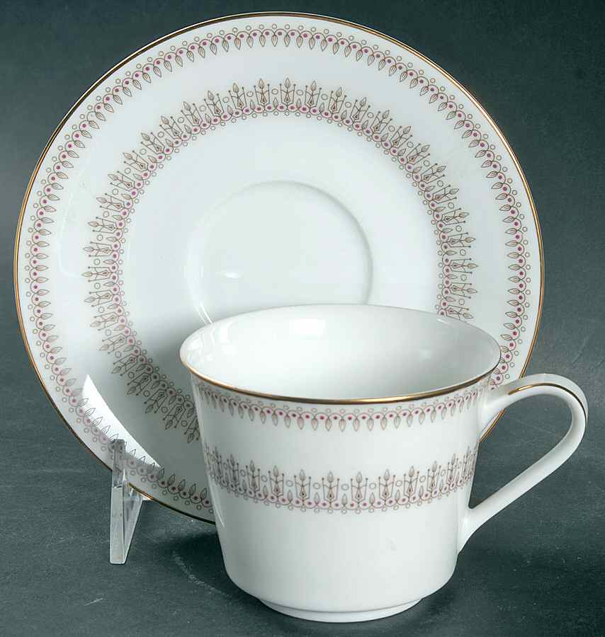 Nina Flat Cup & Saucer Set by Noritake-1