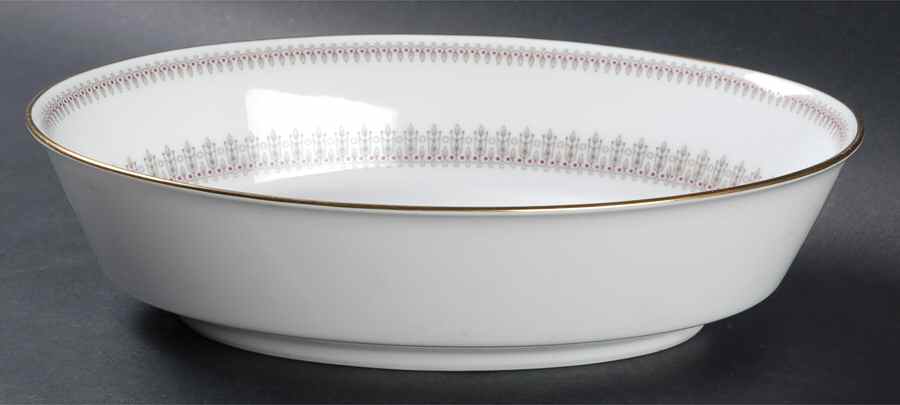 Nina 10" Oval Divided Vegetable Bowl by Noritake-1