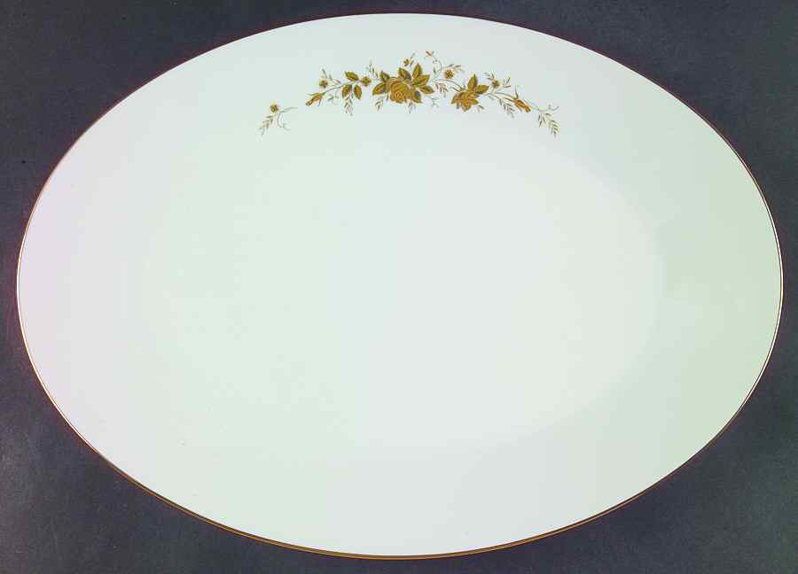 Ninon 16" Oval Serving Platter by Noritake-1