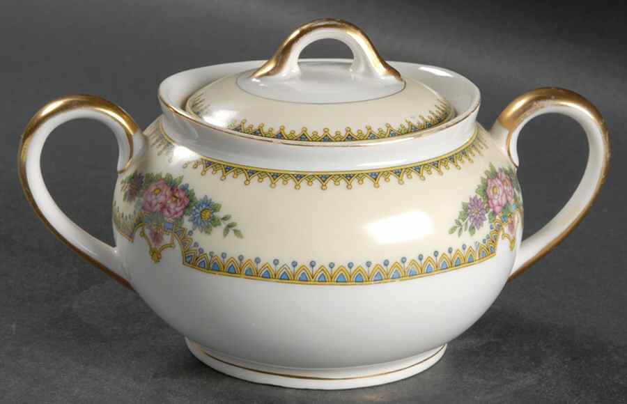 Nirvana Sugar Bowl & Lid by Noritake-1