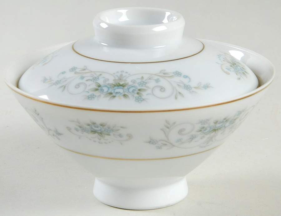 Noble Rice Bowl & Lid by Noritake-1
