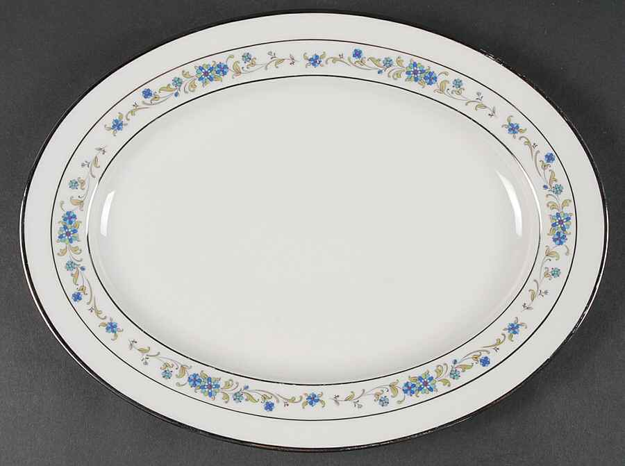 Norma 11" Oval Serving Platter by Noritake-1