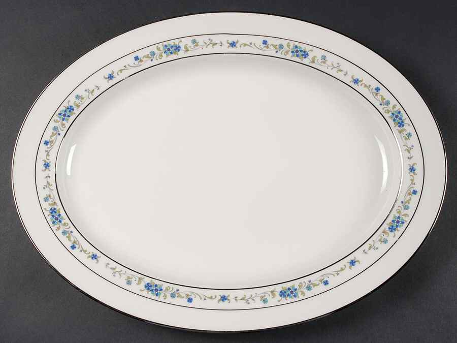 Norma 16" Oval Serving Platter by Noritake-1