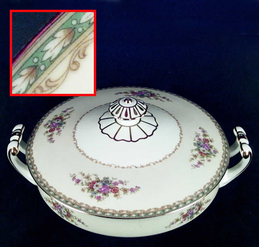 Noreen Round Covered Vegetable by Noritake-1