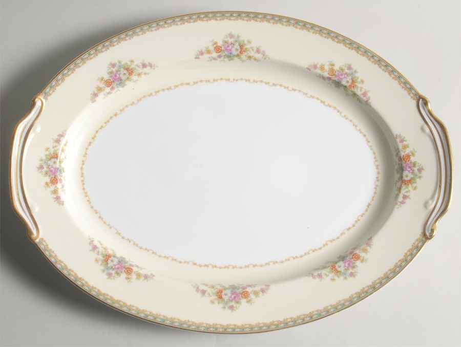 Noreen 16" Oval Serving Platter by Noritake-1