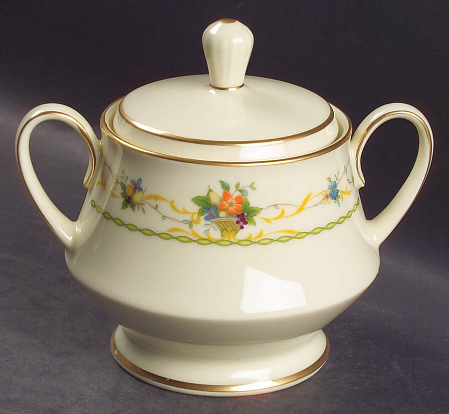 Normandy Sugar Bowl & Lid by Noritake-1