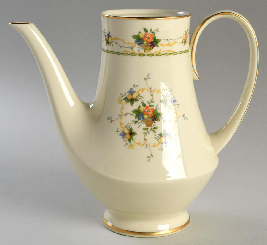 Normandy Coffee Pot No Lid by Noritake-1