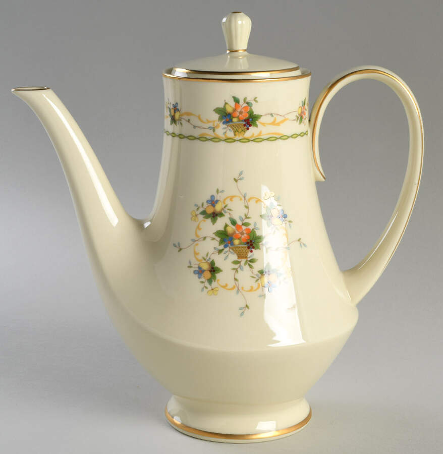 Normandy Coffee Pot & Lid by Noritake-1