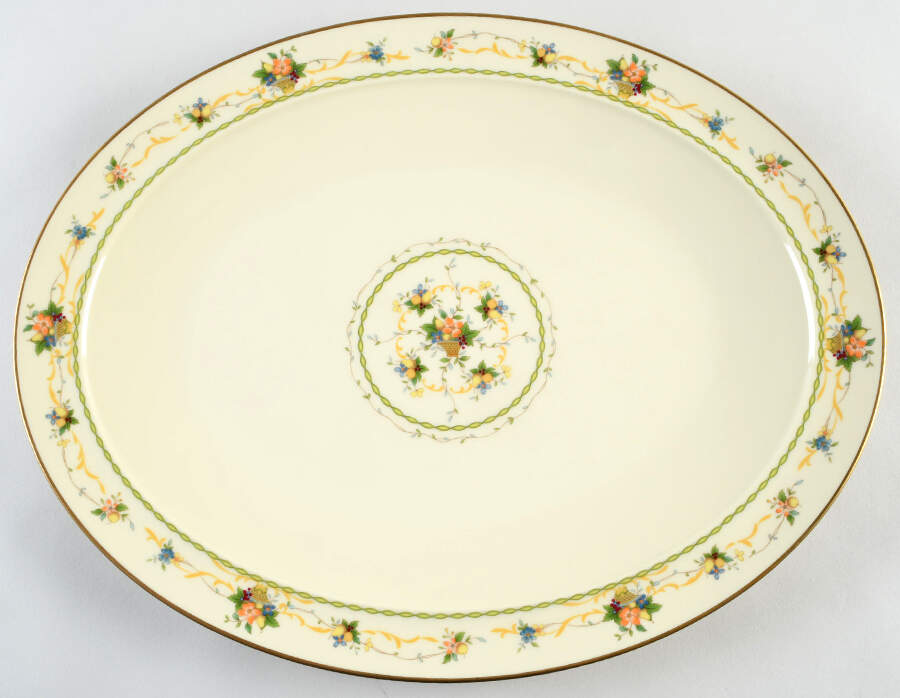 Normandy 13" Oval Serving Platter by Noritake-1