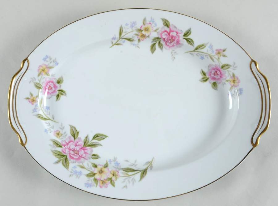 Norma 16" Oval Serving Platter by Noritake-1
